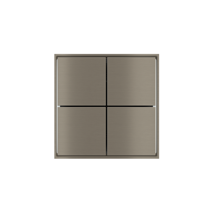 Kit 4 rockers FF (Form/Flank/NF) Square (40x40) Metal Nickel