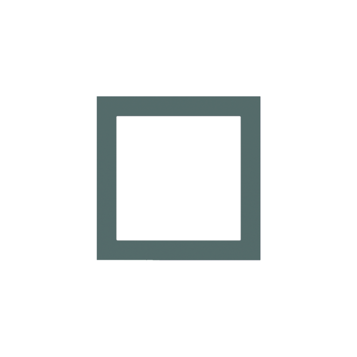 Ekinex накладка Form/Flank/NF 80x80 mm Green Commodore Fenix NTM EK-PQS-FVC