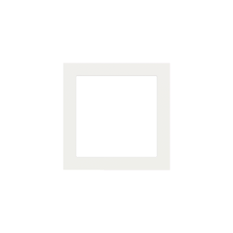 Ekinex накладка Form/Flank/NF 80x80 mm White Malè Fenix NTM EK-PQS-FBM