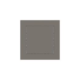 Ekinex накладка 71 60x60 mm серый Fenix NTM EK-T1Q-FGL-