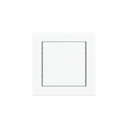 Ekinex plāksne 71 60x60 mm Pure white plastmasa EK-T1Q-GAR-