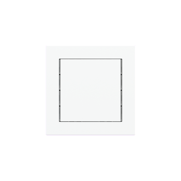 Ekinex plāksne 71 60x60 mm Pure white plastmasa EK-T1Q-GAR-