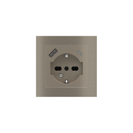 Ekinex plāksne Form/Flank/NF 80x80 mm niķelis metāls EK-PQG-GBR