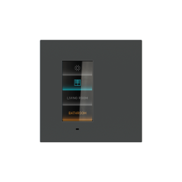 Signum square plate Surface Fenix NTM Grey Bromine