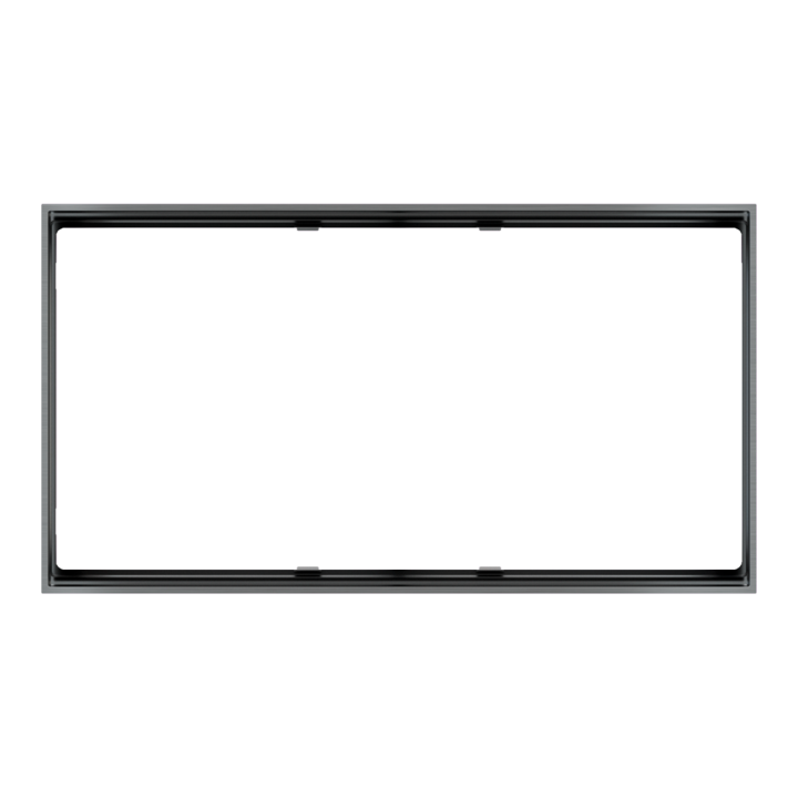 Ekinex накладка FF 86x157 mm титан металл EK-FO2-GBS