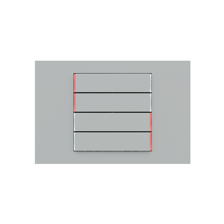 Ekinex plāksne 71 60x15 mm pelēks Fenix NTM EK-T4R-FGE