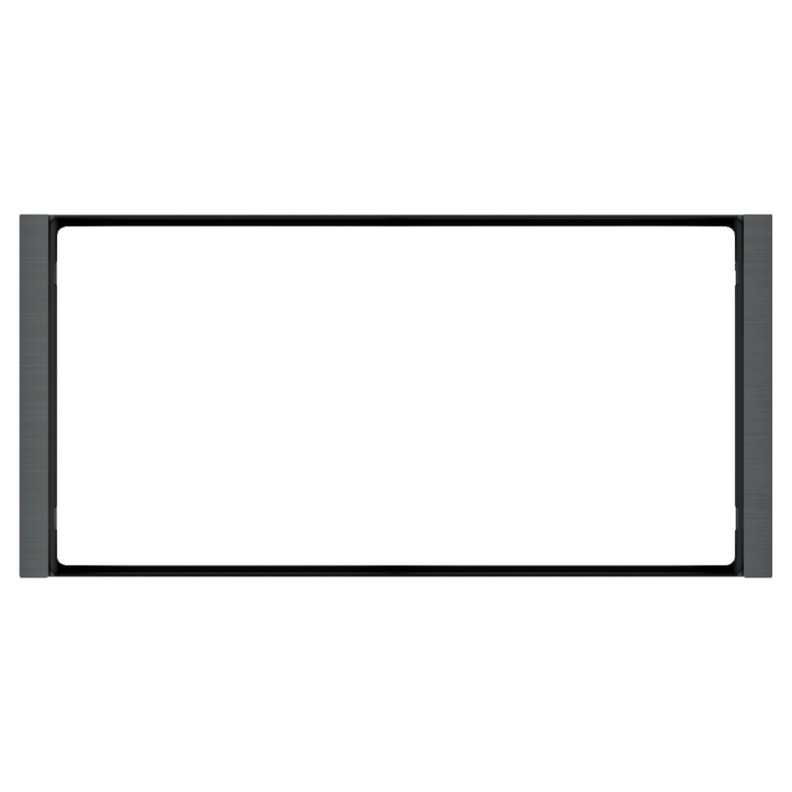 Rectangular Frame FF Flank (80x165) 2 Windows Metal Carbon