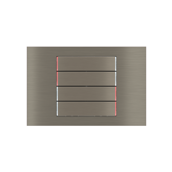 Ekinex plāksne 71 60x15 mm niķelis metāls EK-T4R-GBR