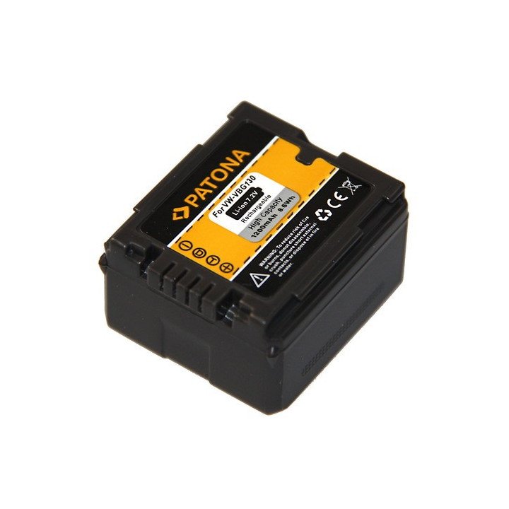 Panasonic VW-VBG130 1200mAh Li-Ion Battery (Patona)