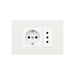 Ekinex накладка Form/Flank/NF 80x121 mm White Malè Fenix NTM EK-PRG-FBM