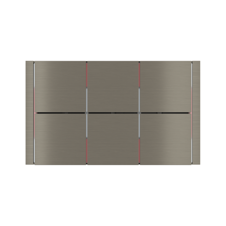 Ekinex plāksne FF 86x126 mm niķelis metāls EK-FOR-GBR