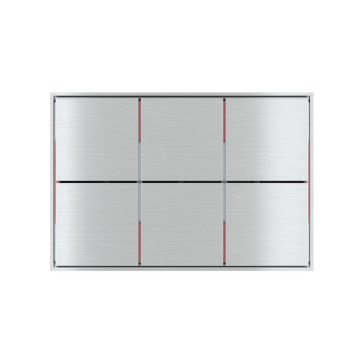 Ekinex plāksne FF 86x86 mm metāls EK-FOQ-GBQ
