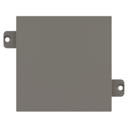 Ekinex накладка 55x55 mm серый Fenix NTM EK-A55-FGL
