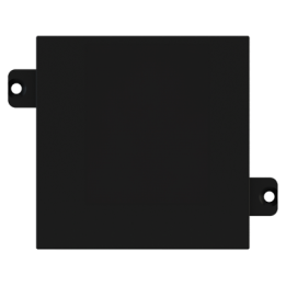Ekinex plāksne 55x55 mm melns plastmasa EK-A55-GAE