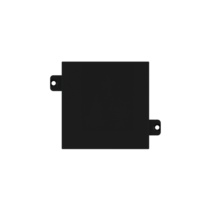 Ekinex plāksne 55x55 mm melns plastmasa EK-A55-GAE