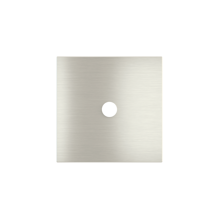 Square magnetic plate for a 1-rocker push button Proxima series Metal Steel Brushed
