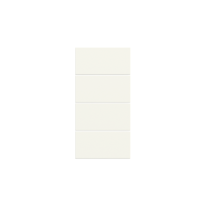 Kit 1 rocker 20Venti serie horizontal rectangular (30x15) with symbols White Plastic