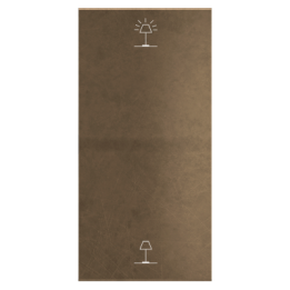 Double rocker key (40x81) ERA series Metal Bronze Corked + customization