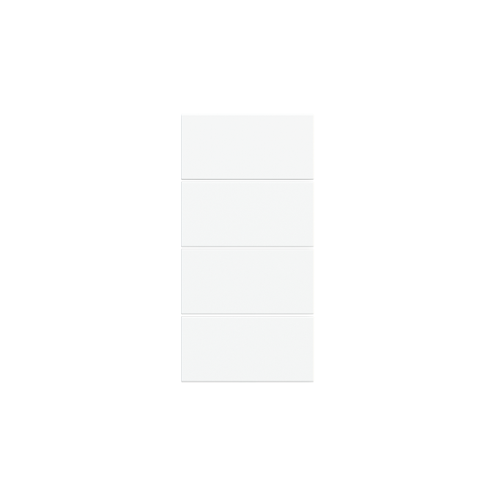 Ekinex накладка 20venti 30x15 mm Pure white пластик EK-T4R-20-GAR-