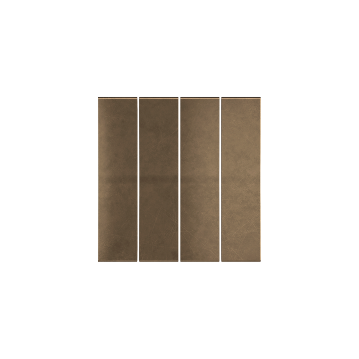 Ekinex plāksne ERA 20x81 mm bronza metāls EK-TEV-4-GBD