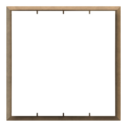 Square Slim frame ERA series Metal Bronze Corked