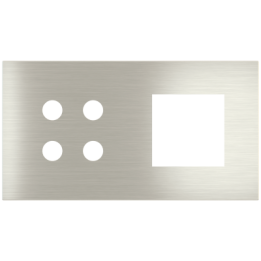 Ekinex накладка Proxima 45x45 mm металл EK-P2A-4P-SSB