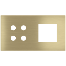 Ekinex накладка Proxima 45x45 mm латунь металл EK-P2A-4P-LBC
