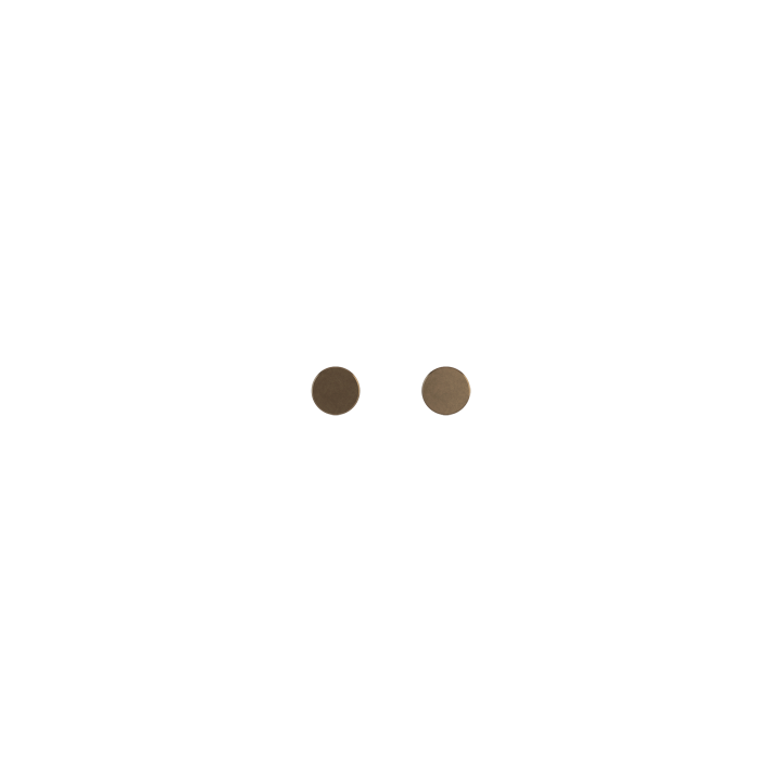 Kit of 2 round buttons Proxima series Metal Bronze Corked