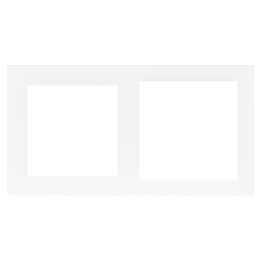 Ekinex накладка Form/Flank/NF 80x151 mm Pure white пластик EK-P2G-GAR