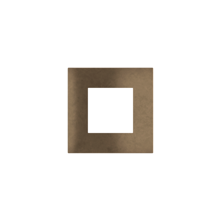 Ekinex plāksne Proxima 45x45 mm bronza metāls EK-PQA-P-GBD