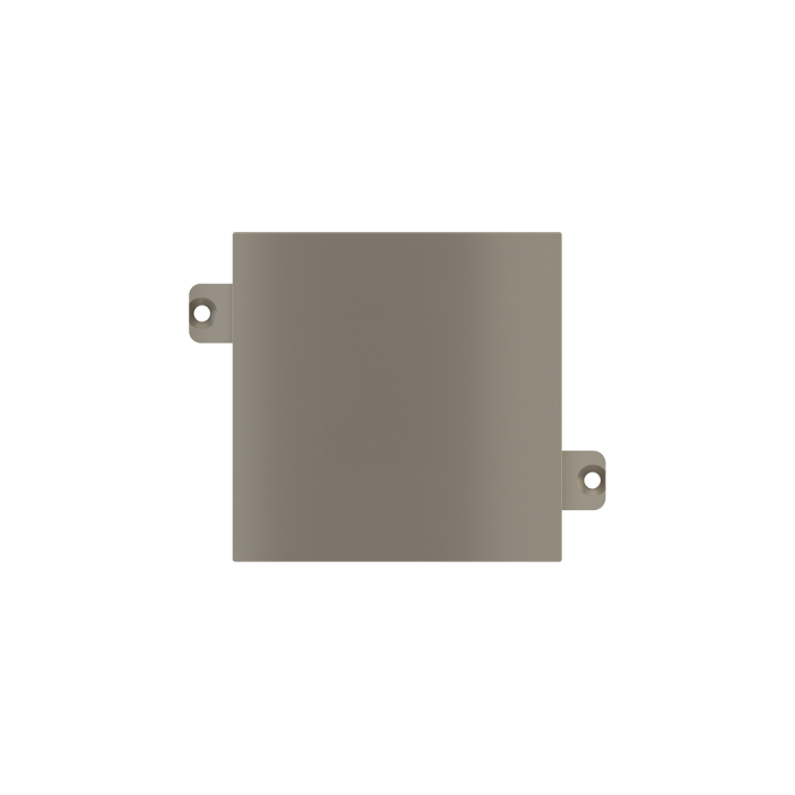 Square hole cover (55x55) Metal Nickel