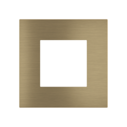 Ekinex plāksne Proxima 45x45 mm misiņš metāls EK-PQA-P-GBO