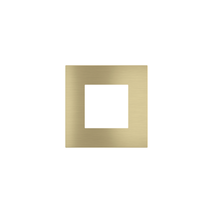 Square magnetic plate (45x45 mm window) Proxima series Metal Brass