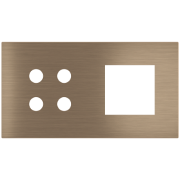 Ekinex plāksne Proxima 45x45 mm metāls EK-P2A-4P-GBH
