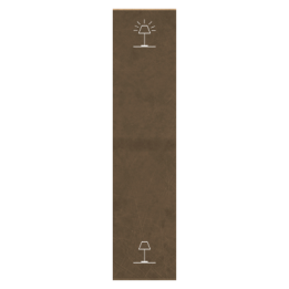 Single rocker key (20x81) ERA series Metal Bronze Corked + customization