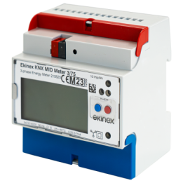 Three-phase 75A KNX MID electricity counter direct insertion