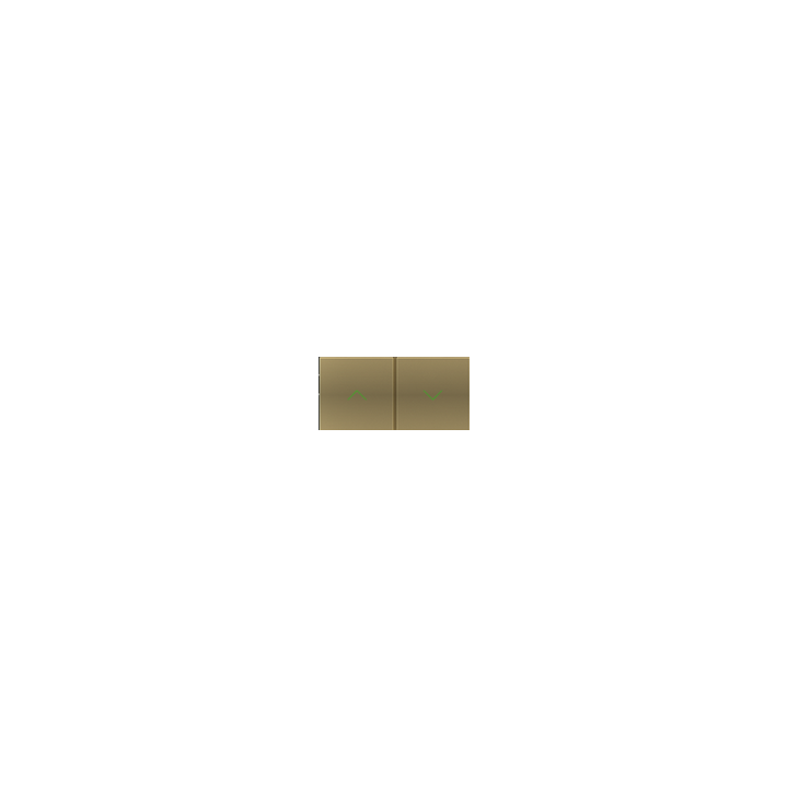Kit 1 20Venti rectangular rocker for adjustments finish Metal Brass