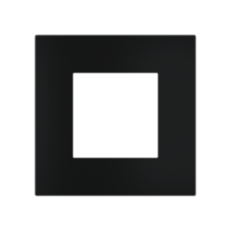 Ekinex накладка Proxima 45x45 mm черный металл EK-PQA-P-LAE