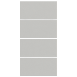 Ekinex plāksne 20venti 30x15 mm sudrabs plastmasa EK-T4R-20-GAG