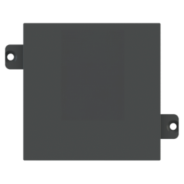 Ekinex накладка 55x55 mm серый Fenix NTM EK-A55-FGB