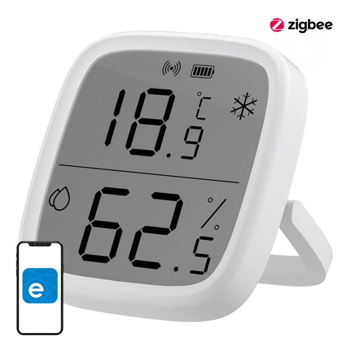 SONOFF SNZB-02D Zigbee 3.0 датчик температуры и влажности с ЖК-дисплеем - Sonoff, SmartWise, Shelly оптовая продажа в ЕС