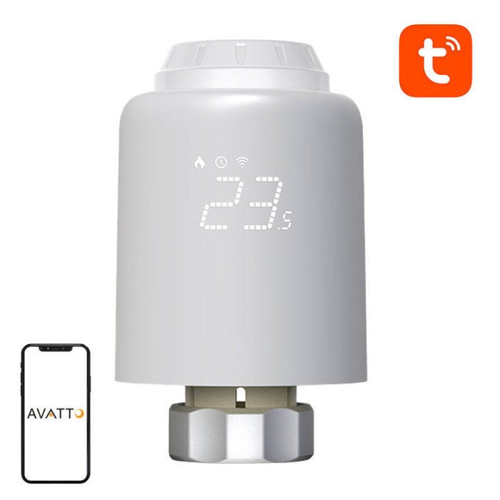 AVATTO TRV07 Smart Thermostatic Radiator Valve Zigbee 3.0 TUYA