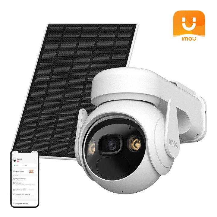 Обработка камеры Wi-Fi с солнечной панелью IMOU Cell PT kit lite (тип C)