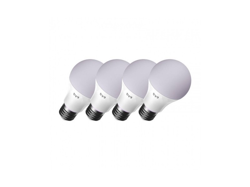 Yeelight Viedā LED spuldze WiFi YLQPD-0011 E27 9W RGB (4 pack) E27