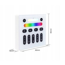 LED kontroliera panelis 4 zonas RGB+CCT 2.4GHz sērija GL