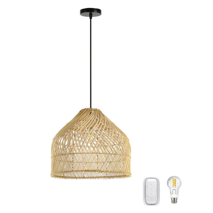 Immax BOHO PELO-COMPLET Умный потолочный светильник 35x40см с лампочкой E27 и пультом дистанционного управления 08264-S