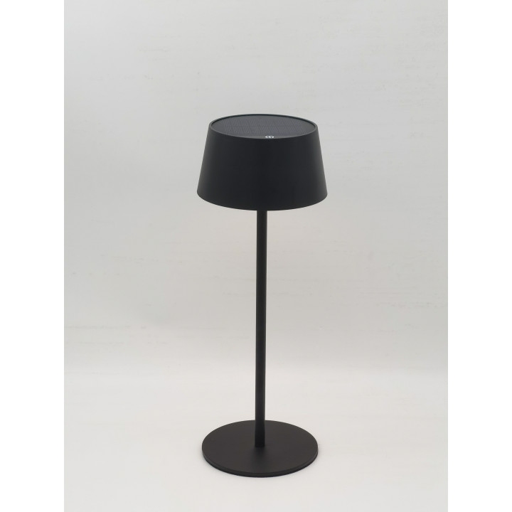 Välis päikeseenergia LED laualamp Immax CHIC, must, 2,5W timmitav