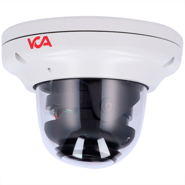 VCA TECHNOLOGY VCA-IPAi358-MR 5MP lauko kupolinė IP kamera su PoE, IP67, varifokaliniu objektyvu, IR 30m, įmontuotu mikrofonu