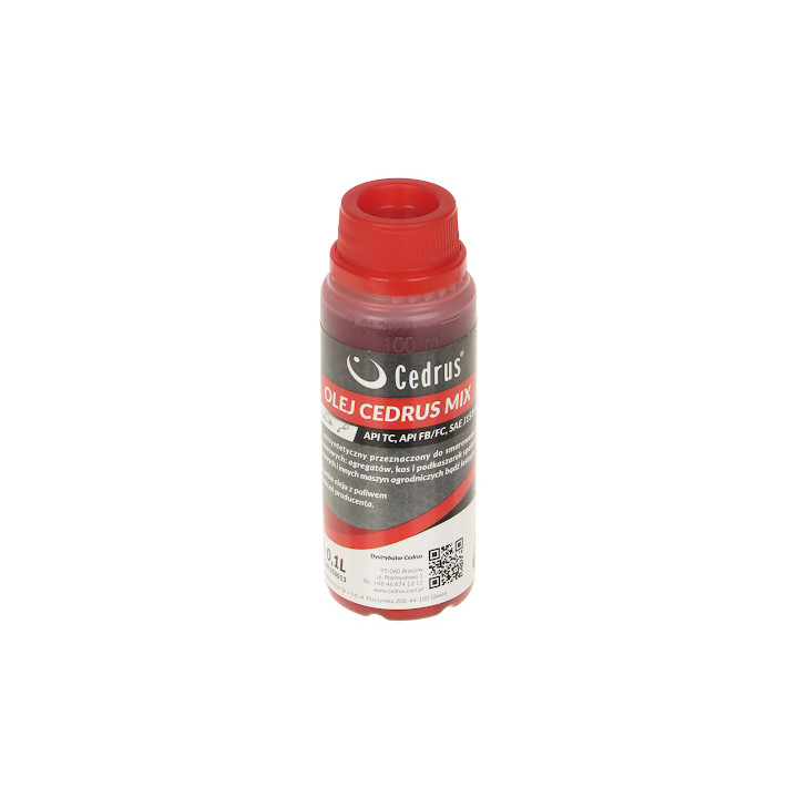 MOOTTORIÖLJY OIL-2S-0,1L/CEDRUS 2-TAHTIOOTTORILLE 100 ml