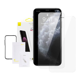 Baseus 0,3 mm täisklaasist karastatud klaasist kile (2tk pakis) iPhone XS Max / 11 Pro Max 6,5 tolli jaoks